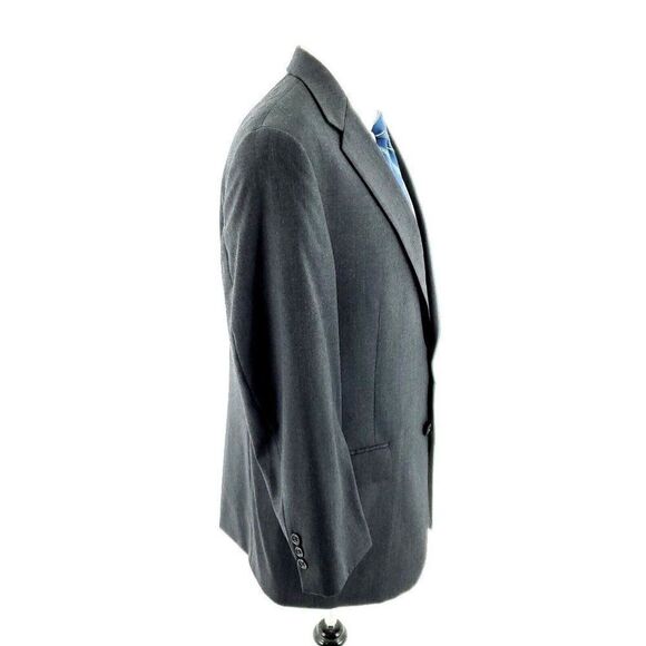 Hart Schaffner Marx Wool 2 Button Blazer 40R Gray 40R‎ Gray Made In USA - Picture 6 of 11